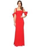 Badgley Mischka - Bow Sleeve Off The Shoulder Gown