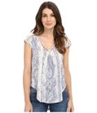 Lucky Brand - Inset Lace Top