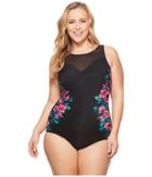Miraclesuit - Plus Size Tahitian Temptress Fascination One-piece