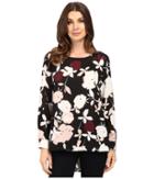 Vince Camuto - Long Sleeve Chapel Rose High-low Blouse