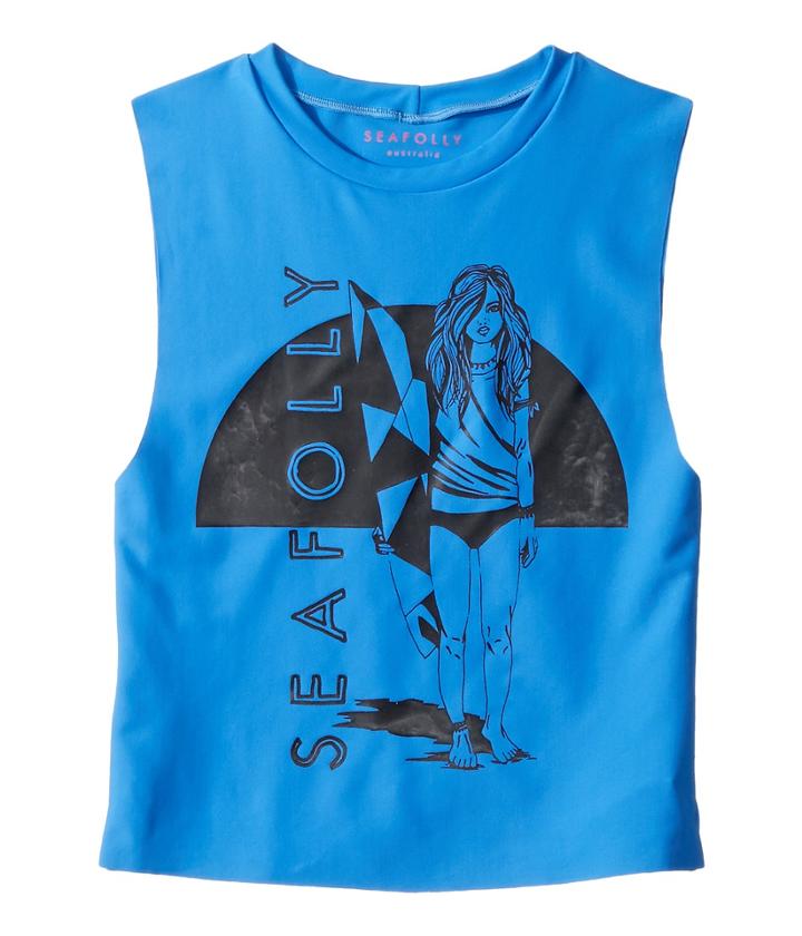 Seafolly Kids - Sapphire Coast Sleeveless Rashie