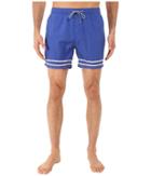 Scotch &amp; Soda - Medium Length Swim Shorts In Solid And Color Block Feeling