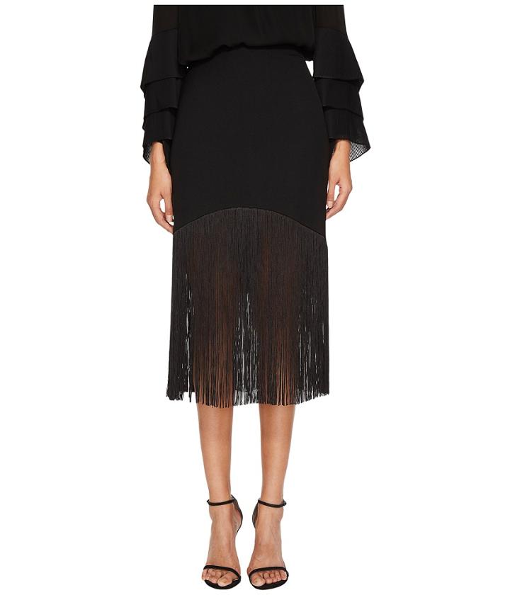 Prabal Gurung - Polycrepe Fringe Skirt