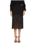 Prabal Gurung - Polycrepe Fringe Skirt