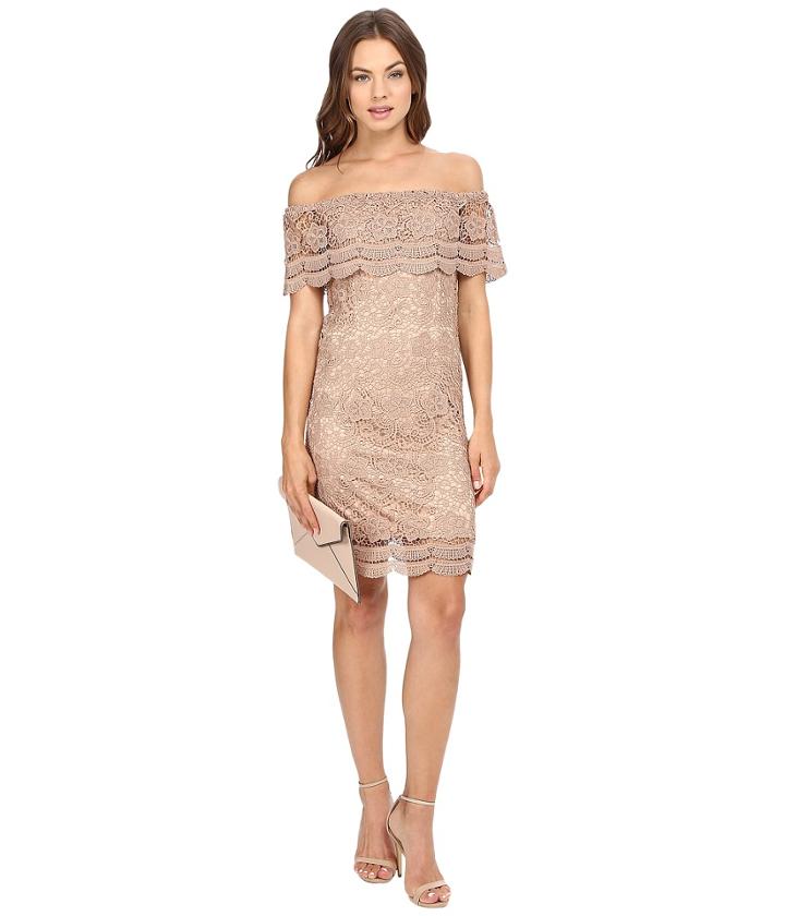 Only - Granada Off The Shoulder Woven Lace Dress