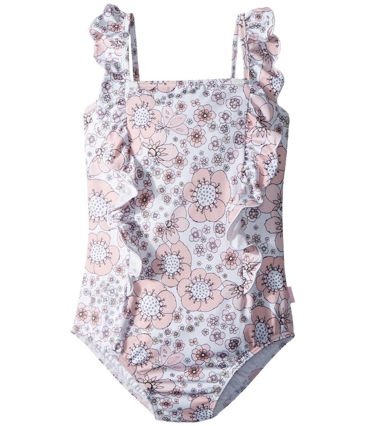 Seafolly Kids - Summer Wallflower Short Sleeve Surf Tank One-piece