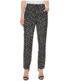 Tribal - Flowy Poplin 30 Straight Leg Pull-on Pants With Drawstring