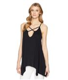 Roper - 1609 Polyester Blend Knit Cross Front Tank