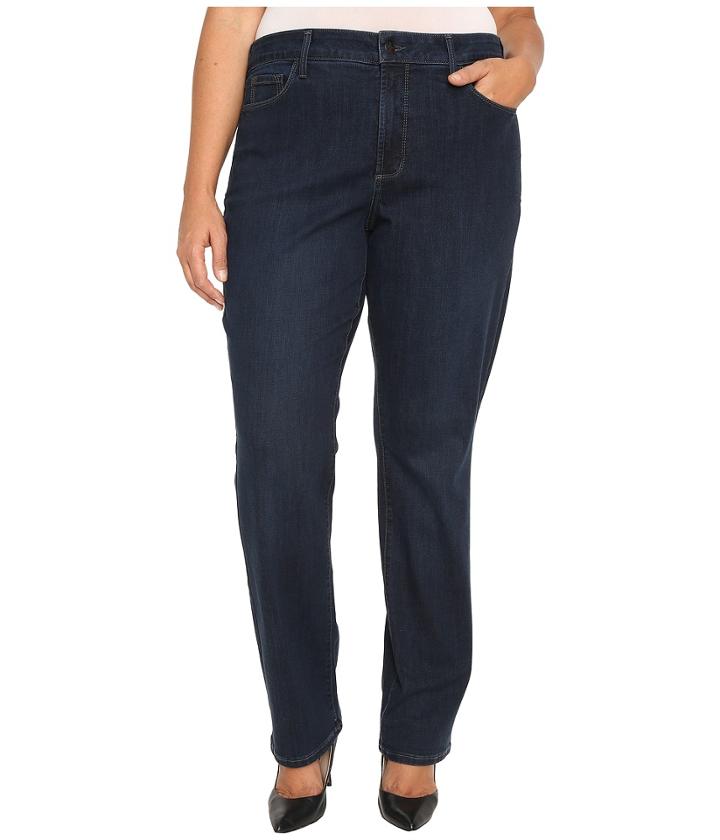 Nydj Plus Size - Plus Size Marilyn Straight Jeans In Verdun