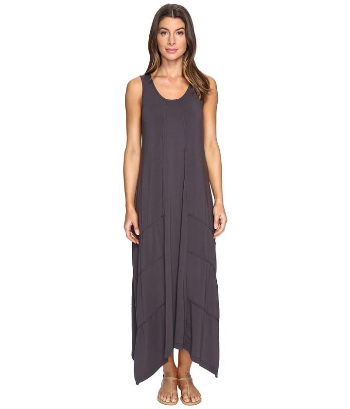 Mod-o-doc - Cotton Modal Spandex Jersey Seamed Maxi Tank Dress