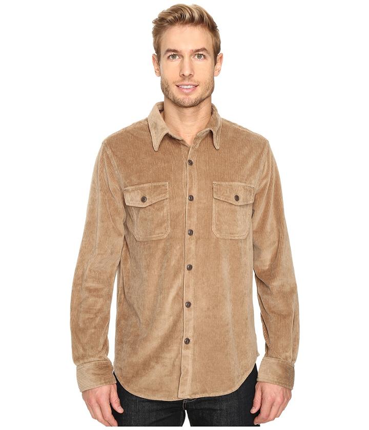 True Grit - Best Stretch Cord Long Sleeve Two-pocket Shirt