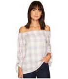 Two By Vince Camuto - Off The Shoulder Plaid Daydream Blouse