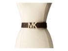 Michael Michael Kors - 38mm Logo Panel On Mk Plaque Buckle