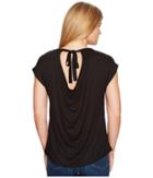 B Collection By Bobeau - Drape Back Knit Top