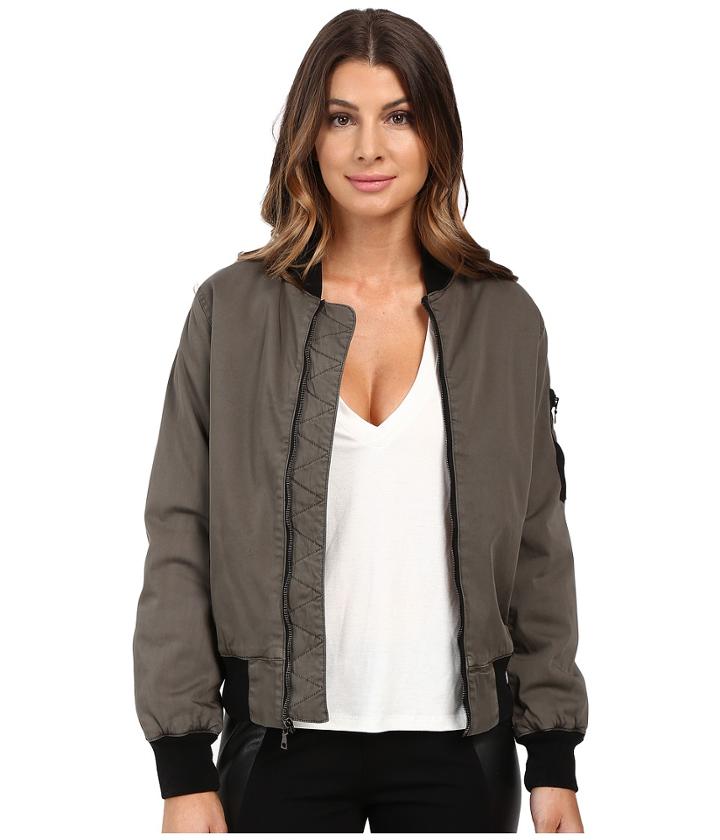 Hudson - Gene Bomber Jacket In Trooper Green