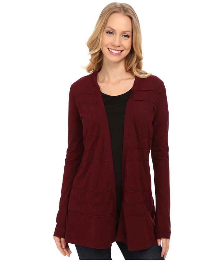 Mod-o-doc - Classic Jersey Raw Edge Seamed Cardigan