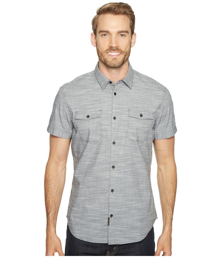 Calvin Klein Jeans - Cross Hatch Slub Button Down Shirt
