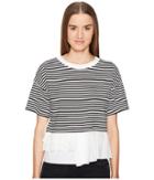 Boutique Moschino - Striped Top W/ Bottom Ruffle