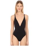 Proenza Schouler - Solids Deep V-neck Maillot