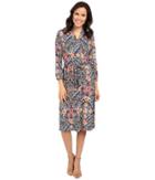 Tommy Bahama - Mosaic Relief 3/4 Sleeve Dress
