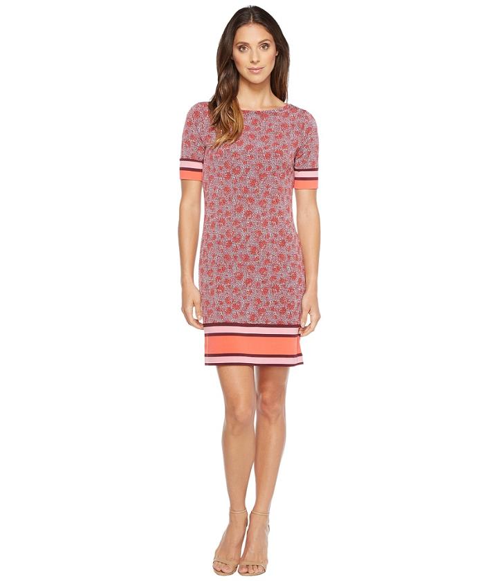 Michael Michael Kors - Augusta Border Short Sleeve Dress