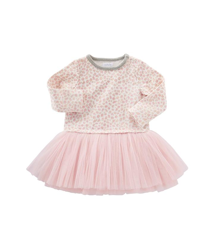 Mud Pie - Leopard Sweatshirt Tutu Dress