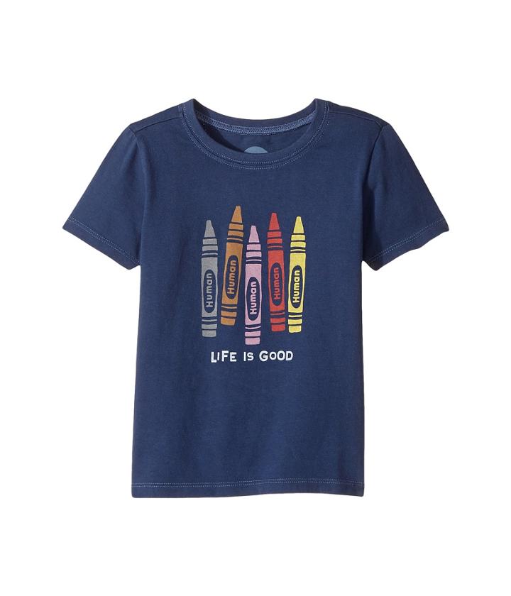 Life Is Good Kids - Human Crayons Crusher Tee