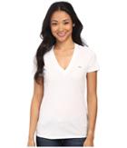 Lacoste - Short Sleeve Cotton Jersey V-neck Tee Shirt