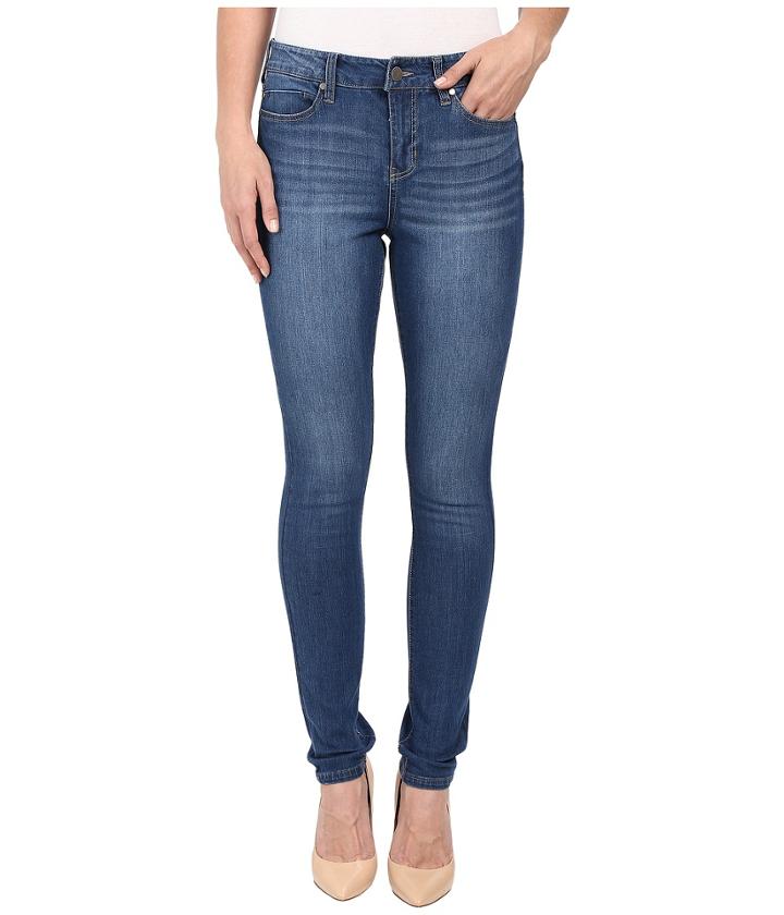 Liverpool - Anthem Curvy Contour 4-way Stretch Denim Abby Skinny Jeans In Hydra Stone Blue