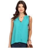 Jack By Bb Dakota - Adamma Crepe De Chine Collared Tank Top