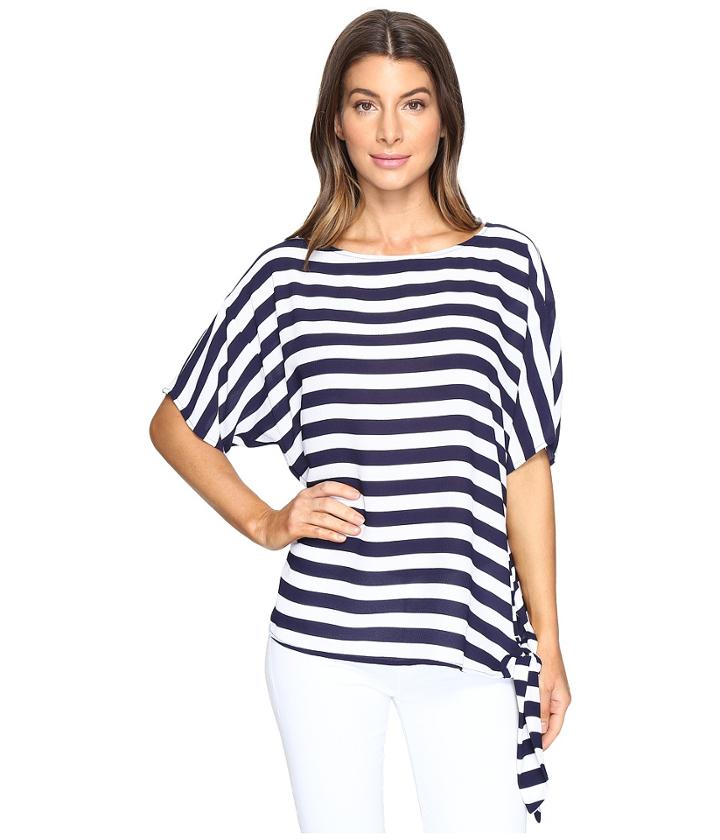 Michael Michael Kors - Graphic Stripe Tie Top
