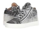 Giuseppe Zanotti - May London Croc Print Mid Top Sneaker
