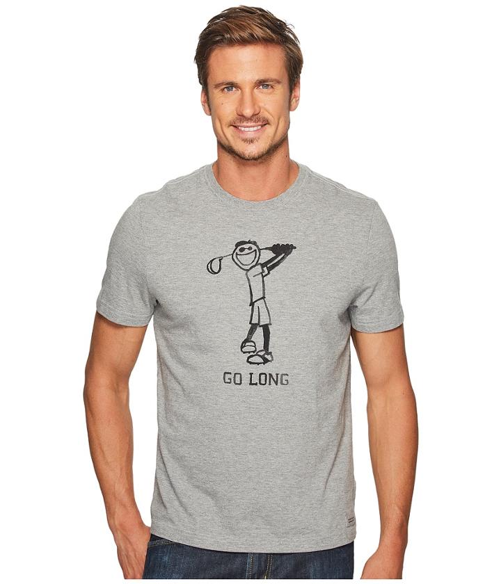 Life Is Good - Go Long Golf Crusher Tee