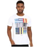 Ben Sherman - Short Sleeve Beach Huts Stripe Tee Mb12324
