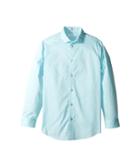 Calvin Klein Kids - Long Sleeve Solid Stretch Poplin Shirt