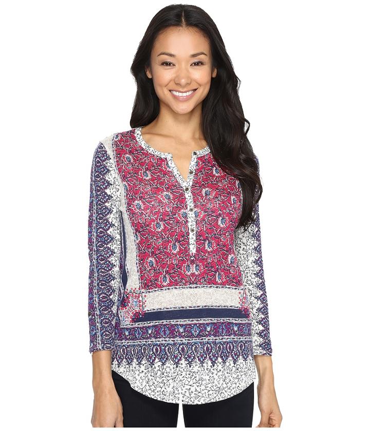 Lucky Brand - Border Floral Henley