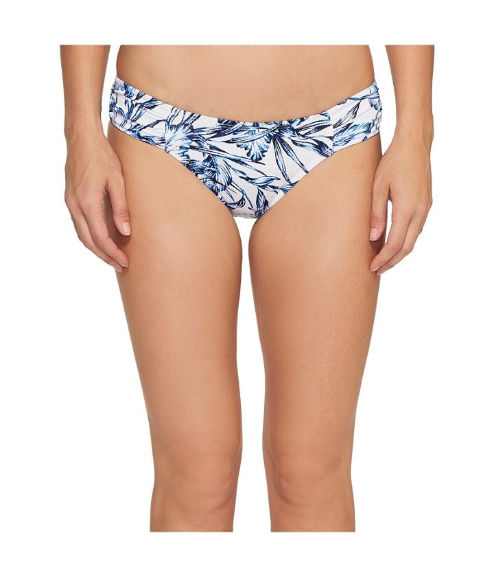 Tommy Bahama - Sketchbook Blossoms Side-shirred Hipster Bikini Bottom