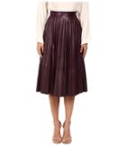 Prabal Gurung - Pleated Leather Skirt