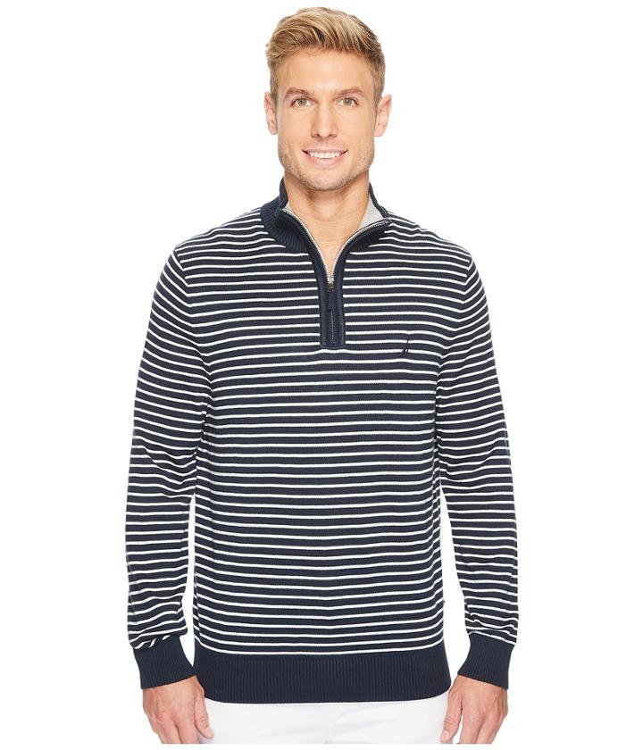 Nautica - 12 Gauge Striped 1/4 Zip