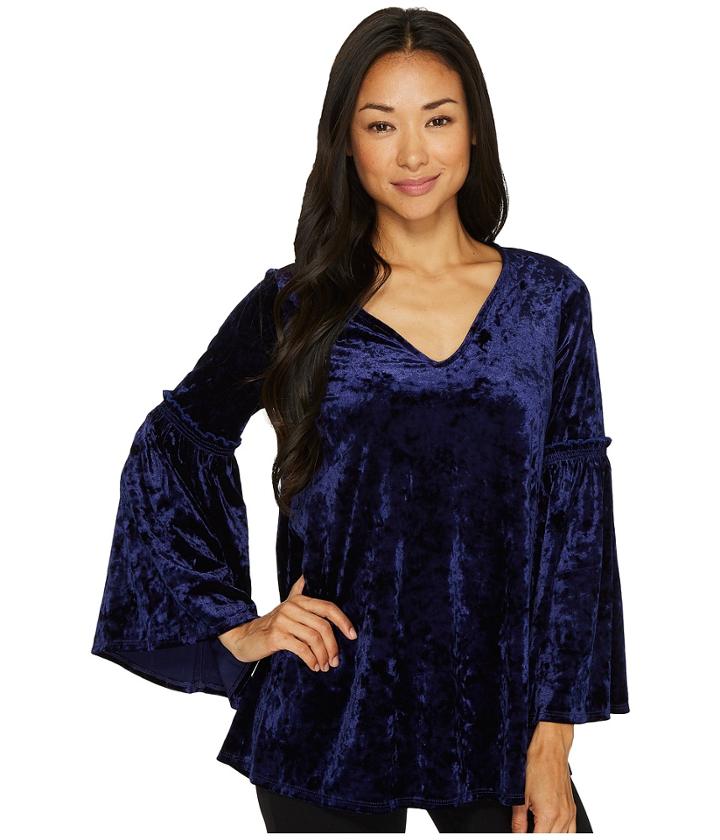 Karen Kane - Velvet Ruffle Top