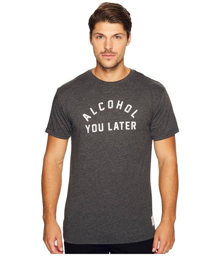 The Original Retro Brand - Alcohol You Later Short Sleeve Heathered Tee