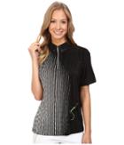 Jamie Sadock - Half Moon Crunchy Print Short Sleeve Top