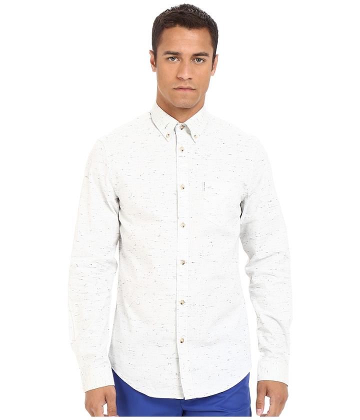 Ben Sherman - Long Sleeve Slub Woven Ma12408a