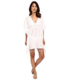 Lauren Ralph Lauren - Fringed Cotton Tunic Cover-up