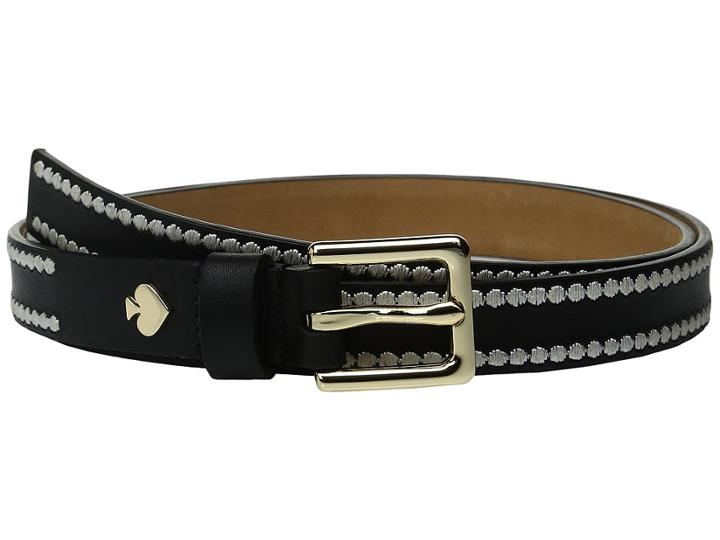 Kate Spade New York - 3/4 Embroidered Veg Belt