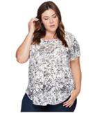 Lucky Brand - Plus Size Floral Tee