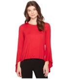 Catherine Catherine Malandrino - Bell Sleeve High-low Top
