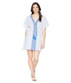 Lauren Ralph Lauren - Emroidered Yarn-dye Stripes Tunic Cover-up