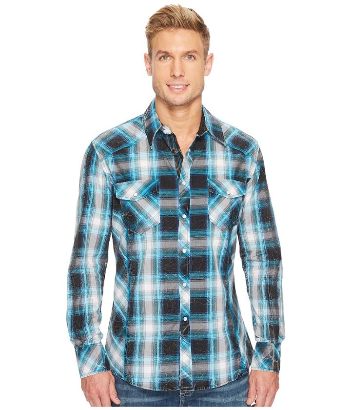 Rock And Roll Cowboy - Long Sleeve Snap B2s3141