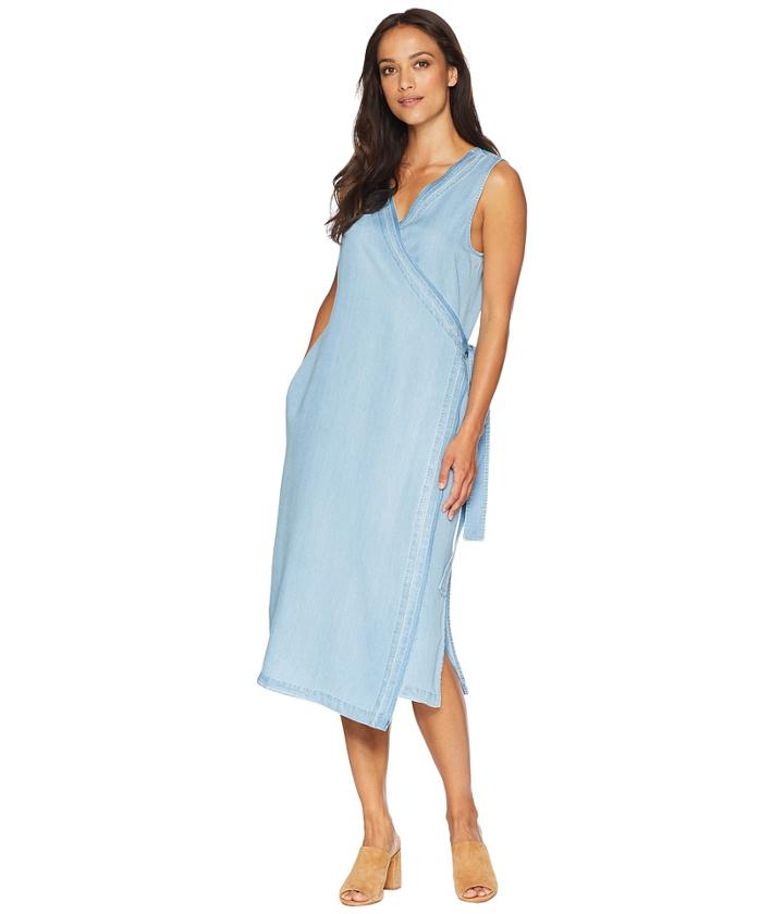 Nydj - Wrap Dress W/ Release Hem